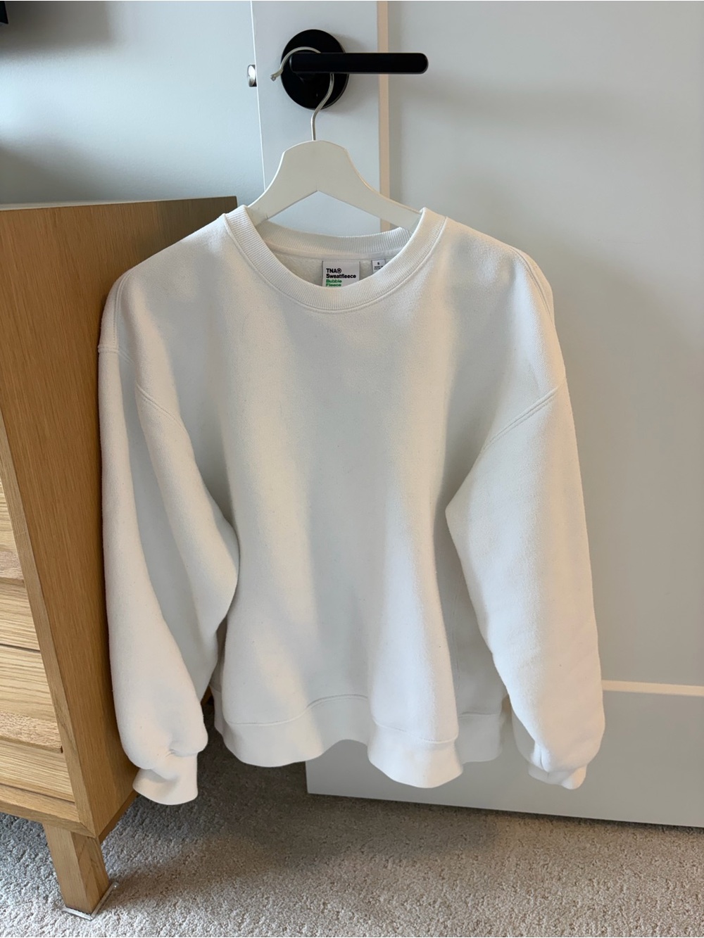 TNA White Women's Crewneck Sweatshirt